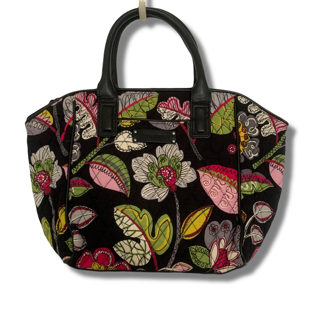 Vera Bradley Floral Black Tote Bag❤️